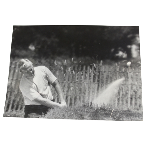 Jack Nicklaus Blasts Out Of Sand Trap Wire Photo 7/19/1967