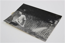 Jack Nicklaus Blasts Out Of Sand Trap Wire Photo 7/19/1967