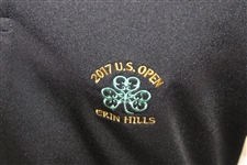 2017 US Open at Erin Hills Short Sleeve Black Polo Shirt - Worn - Size XL
