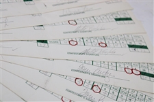 Seventy-Five (75) 1980 The Memorial Tournament Official Used Scorecards - 5 Major Winners