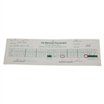 Seventy-Five (75) 1980 The Memorial Tournament Official Used Scorecards - 5 Major Winners