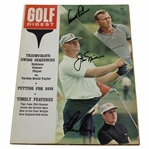 Big 3 Signed 1963 Golf Digest Triumvirate Newsstand Magazine JSA ALOA