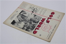 Jack Nicklaus Signed 1963 Golf World PGA Championship Magazine JSA ALOA
