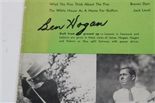 Ben Hogan & Byron Nelson Signed Golfing Magazine With Jones And Hagen JSA ALOA