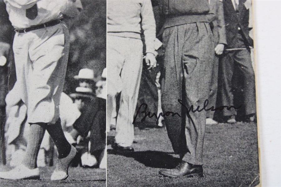 Ben Hogan & Byron Nelson Signed Golfing Magazine With Jones And Hagen JSA ALOA