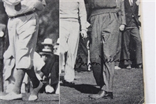 Ben Hogan & Byron Nelson Signed Golfing Magazine With Jones And Hagen JSA ALOA