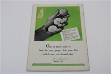 Ben Hogan & Byron Nelson Signed Golfing Magazine With Jones And Hagen JSA ALOA
