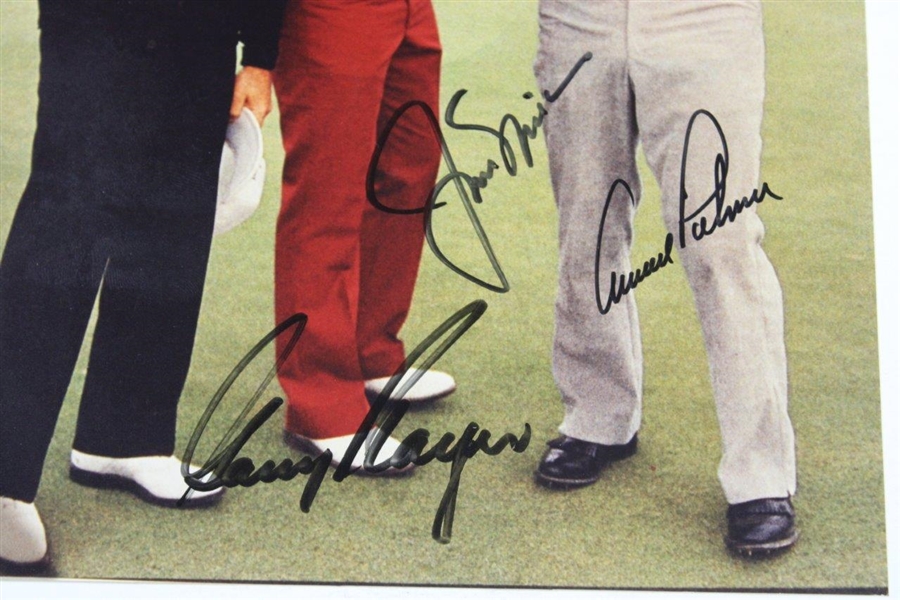 Palmer, Nicklaus, & Player 'Big Three' Signed Photo JSA ALOA