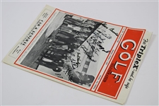 Ryder Cup Team USA Signed 1957 Golf Illustrated Cover JSA ALOA