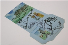 Arnie, Nicklaus & Ten (10) other OPEN Champs Signed St Andrews Envelope JSA ALOA