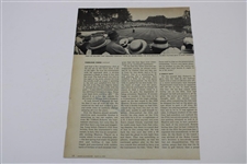 Arnold Palmer Signed 1960 Sports Illustrated Masters Recap Magazine Page JSA ALOA