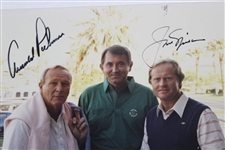 Arnold Palmer & Jack Nicklaus Signed Photo JSA ALOA