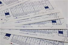 Fifty (50) 1989 Bank of Boston Classic official Used Scorecards