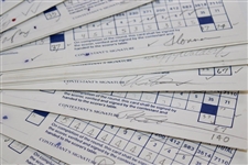 Fifty (50) 1989 Bank of Boston Classic official Used Scorecards