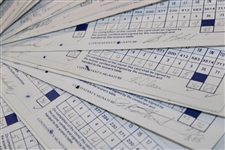 Fifty (50) 1989 Bank of Boston Classic official Used Scorecards