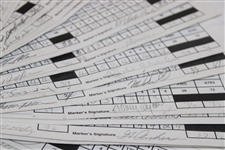 Fifty-Five (55) 1995 BellSouth Senior Classic official Used Scorecards - 8 Major Winners