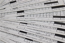 Fifty-Five (55) 1995 BellSouth Senior Classic official Used Scorecards - 8 Major Winners