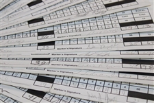 Fifty-Five (55) 1995 BellSouth Senior Classic official Used Scorecards - 8 Major Winners