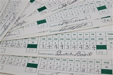 One-Hundred Three (103) 1994 Southwestern Bell Classic Official Used Scorecards - 11 Major Winners