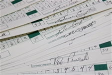 One-Hundred Three (103) 1994 Southwestern Bell Classic Official Used Scorecards - 11 Major Winners