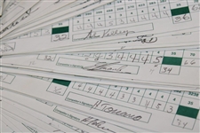 One-Hundred Three (103) 1994 Southwestern Bell Classic Official Used Scorecards - 11 Major Winners