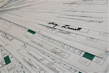 One-Hundred Three (103) 1994 Southwestern Bell Classic Official Used Scorecards - 11 Major Winners