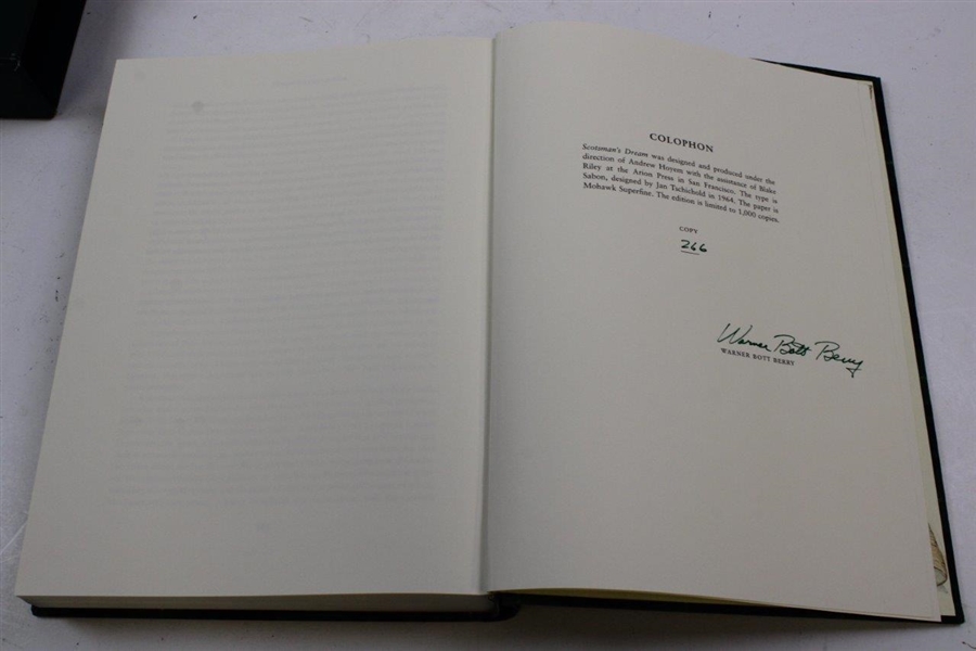 Scotsman’s Dream Slipcase Ltd Ed #266/1500 Book by Warner Bott Berry