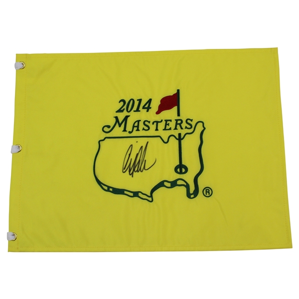 Craig Stadler Signed 2014 Masters Embroidered Flag JSA ALOA