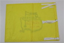 Nick Faldo Signed 2008 Masters Embroidered Flag with '1989-90-96' JSA ALOA