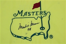 Mark O'Meara Signed Undated Masters Embroidered Flag with '98' JSA ALOA
