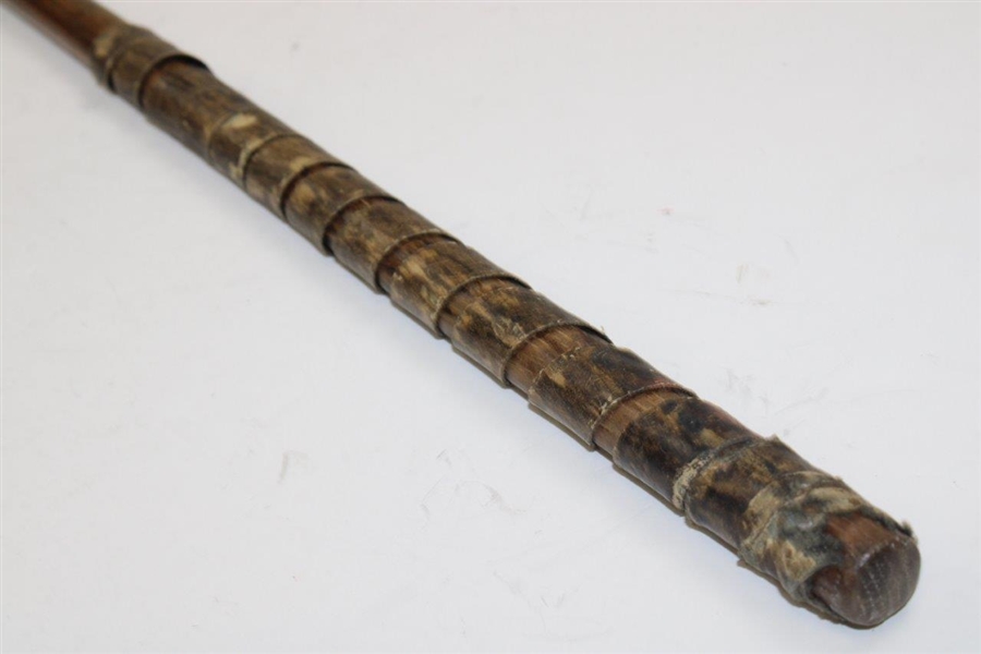 JH Taylor Cann & Taylor Warranted Hand Forged Mashie Niblick w/ Shaft Stamp