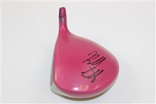 Bubba Watson Signed Pinkn Left Handed Driver Club Head PSA #AL77149