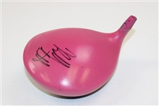 Bubba Watson Signed Pinkn Left Handed Driver Club Head PSA #AL77149
