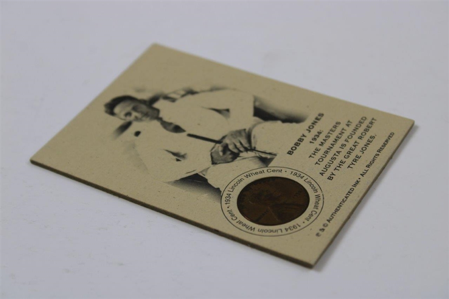Bobby Jones 1934 Farmer Wheat Pennie Card