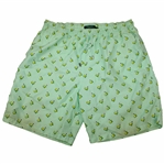 Masters Tournament Logo Peter Millar Lt Green Swimsuit - Large