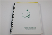 Four (4) Augusta National GC General Info Booklets with 2002 Masters Emergency Manual