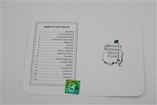 Phil Mickelson Signed 2004 Masters Embroidered Flag & ANGC Scorecard JSA ALOA