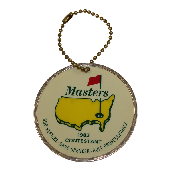 1982 Masters Tournament Contestant Bag Tag - Lanny Wadkins