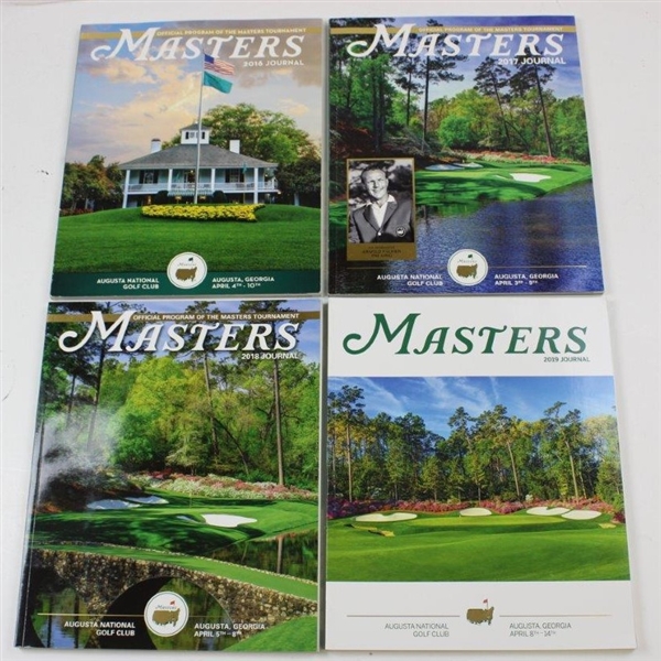 Twenty (20) Misc. Masters Tournament Official Journals - 1997-2019
