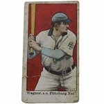 1908 E102 Honus Wagner Anonymous Caramel Golf Card