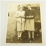 Two 1930's Maureen Orcutt London PlanetNews Original Photos - Curtis Cup Intl. Matches