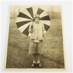 Two 1930's Maureen Orcutt London PlanetNews Original Photos - Curtis Cup Intl. Matches