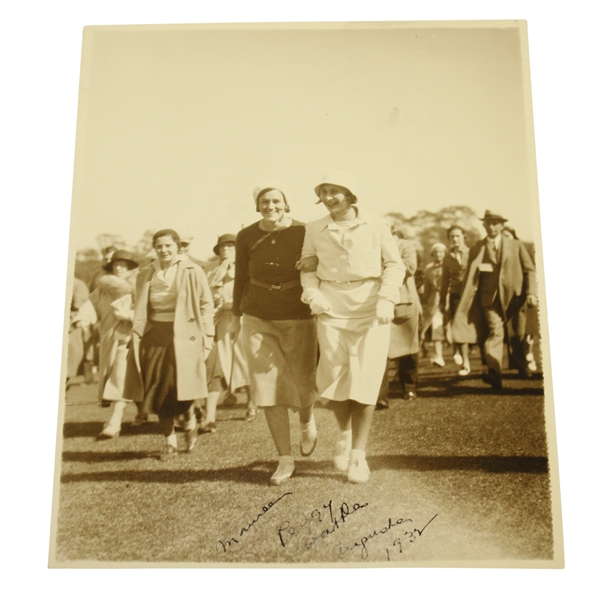Juan Montell (forerunner to famed Christian family business)Original Photo of Maureen Orcutt in Augusta Match