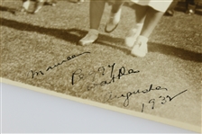 Juan Montell (forerunner to famed Christian family business)Original Photo of Maureen Orcutt in Augusta Match