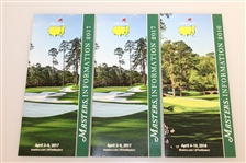 Twelve Masters Journals, Spectator Guides, Information Pamphlets - Multiple Years