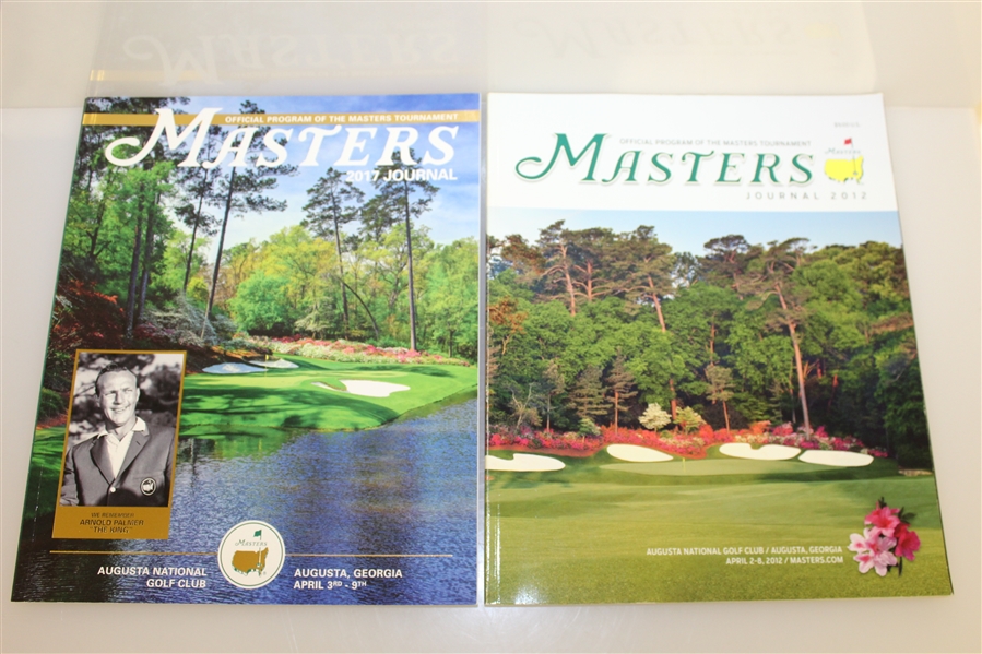 Twelve Masters Journals, Spectator Guides, Information Pamphlets - Multiple Years