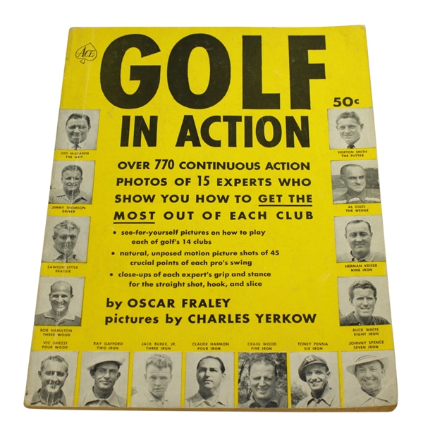 1952 'Golf In Action' Instructional Magazine w/Pro Tips by Oscar Fraley