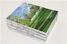 Four (4) Masters Tournament Media Guides - Not Available To Public - 2009-2011 & 2013