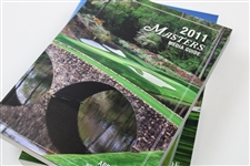 Four (4) Masters Tournament Media Guides - Not Available To Public - 2009-2011 & 2013