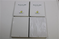 Four (4) Masters Tournament Media Guides - Not Available To Public - 2009-2011 & 2013